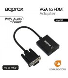 Aqprox Μετατροπέας VGA male σε HDMI female (appC25) Aqprox Μετατροπέας VGA male σε HDMI female (appC25)