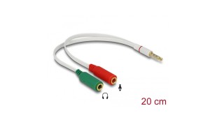 Delock Μετατροπέας 3.5mm male σε 2 x 3.5mm female (65447) Delock Μετατροπέας 3.5mm male σε 2 x 3.5mm female (65447)