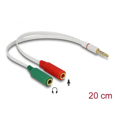 Delock Μετατροπέας 3.5mm male σε 2 x 3.5mm female (65447) Delock Μετατροπέας 3.5mm male σε 2 x 3.5mm female (65447)