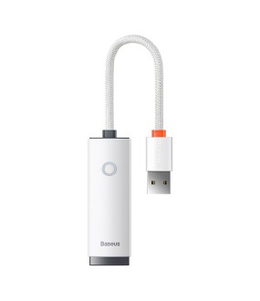 Baseus Lite Series USB Αντάπτορας Δικτύου για Ενσύρματη σύνδεση Gigabit Ethernet Whit Baseus Lite Series USB Αντάπτορας Δικτύου για Ενσύρματη σύνδεση Gigabit Ethernet Whit