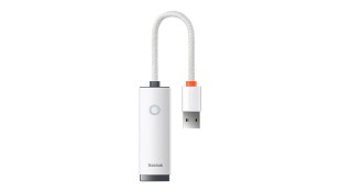 Baseus Lite Series USB Αντάπτορας Δικτύου για Ενσύρματη σύνδεση Gigabit Ethernet Whit