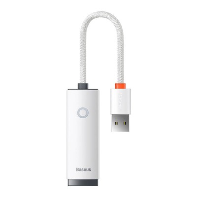 Baseus Lite Series USB Αντάπτορας Δικτύου για Ενσύρματη σύνδεση Gigabit Ethernet Whit Baseus Lite Series USB Αντάπτορας Δικτύου για Ενσύρματη σύνδεση Gigabit Ethernet Whit