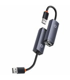 Baseus Lite Series USB Αντάπτορας Δικτύου για Ενσύρματη σύνδεση Gigabit Ethernet Bl Baseus Lite Series USB Αντάπτορας Δικτύου για Ενσύρματη σύνδεση Gigabit Ethernet Bl
