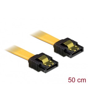 Delock Cable Sata 3 Gb/s Yellow 50cm 82477 Delock Cable Sata 3 Gb/s Yellow 50cm 82477
