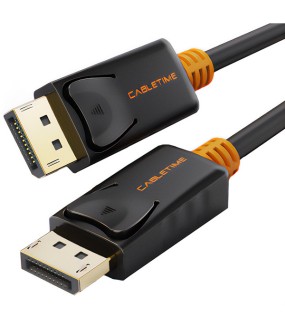 Cabletime Cable DisplayPort male - DisplayPort male 4k/60Hz 3m Μαύρο CT-AV585-01G-B3