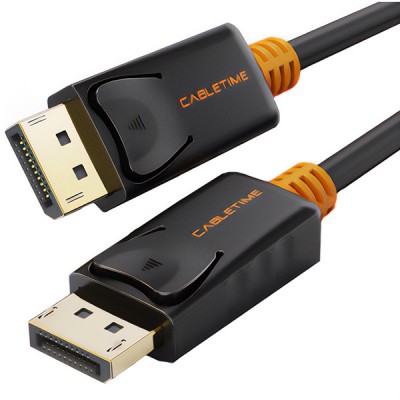 Cabletime Cable DisplayPort male - DisplayPort male 4k/60Hz 3m Μαύρο CT-AV585-01G-B3 Cabletime Cable DisplayPort male - DisplayPort male 4k/60Hz 3m Μαύρο CT-AV585-01G-B3