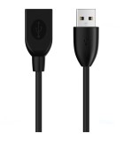 Cabletime USB 2.0 Cable USB-A male - USB-A female Καλώδιο Μαύρο 1m