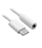 Cablexpert Μετατροπέας USB-C male σε 3.5mm female White Λευκό (CCA-UC3.5F-01-W) Cablexpert Μετατροπέας USB-C male σε 3.5mm female White Λευκό (CCA-UC3.5F-01-W)