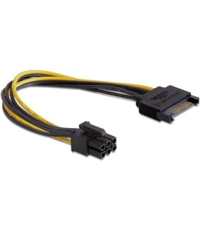 Καλώδιο Sata Το 6 Pin Για PCI Express 0,2m Καλώδιο Sata Το 6 Pin Για PCI Express 0,2m