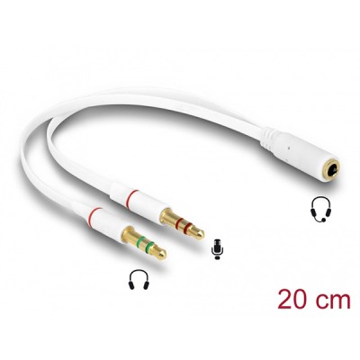 Delock Μετατροπέας 3.5mm female σε 2 x 3.5mm male (65585) Delock Μετατροπέας 3.5mm female σε 2 x 3.5mm male (65585)