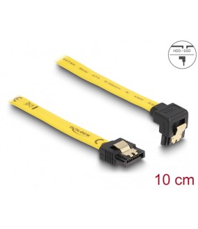Delock Cable Sata 3 Gb/s Yellow 10cm 82469 Delock Cable Sata 3 Gb/s Yellow 10cm 82469