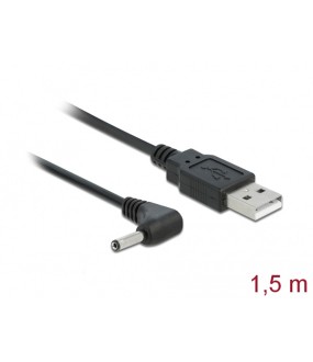 Delock Cable USB Power > DC 3.5 x 1.35 mm Male 90° 1.5 m 83577 Delock Cable USB Power > DC 3.5 x 1.35 mm Male 90° 1.5 m 83577