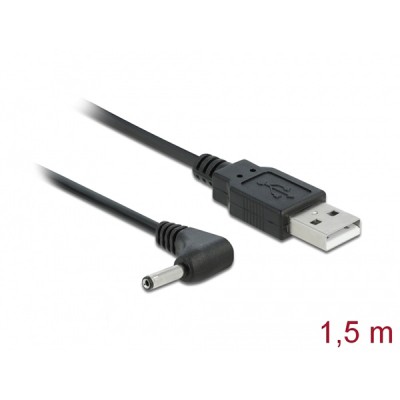 Delock Cable USB Power > DC 3.5 x 1.35 mm Male 90° 1.5 m 83577