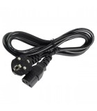 Digitus Schuko - IEC C13 Cable 0.75m Μαύρο (AK-440109-008-S)