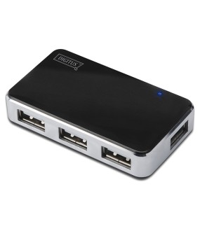Digitus USB 2.0 Hub 4 Θυρών με σύνδεση USB-A και Εξωτερική Παροχή Ρεύματος Digitus USB 2.0 Hub 4 Θυρών με σύνδεση USB-A και Εξωτερική Παροχή Ρεύματος