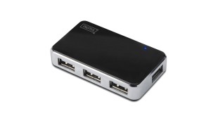 Digitus USB 2.0 Hub 4 Θυρών με σύνδεση USB-A και Εξωτερική Παροχή Ρεύματος Digitus USB 2.0 Hub 4 Θυρών με σύνδεση USB-A και Εξωτερική Παροχή Ρεύματος