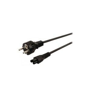 Digitus Schuko - IEC C5 Cable 0.75m Μαύρο (AK-440115-008-S) Digitus Schuko - IEC C5 Cable 0.75m Μαύρο (AK-440115-008-S)
