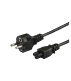 Digitus Schuko - IEC C5 Cable 0.75m Μαύρο (AK-440115-008-S)