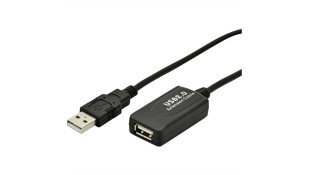 Digitus USB 2.0 Cable USB-A male - USB-A female 5m (DA-70130-4)