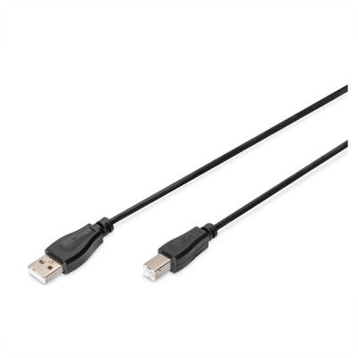 Digitus USB cable type A-B  USB 2.0 Connection Cable 1.0 m