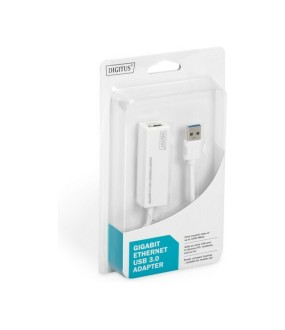 Μετατροπέας Digitus DN-3023 3.0 USB To Ethernet Gigabit Λευκός Μετατροπέας Digitus DN-3023 3.0 USB To Ethernet Gigabit Λευκός