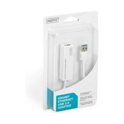 Μετατροπέας Digitus DN-3023 3.0 USB To Ethernet Gigabit Λευκός Μετατροπέας Digitus DN-3023 3.0 USB To Ethernet Gigabit Λευκός