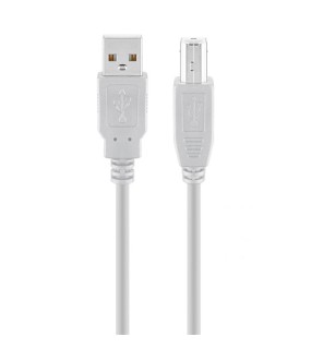 Goobay Καλώδιο USB 2.0 Superspeed To USB Type b 68713 3m Grey Goobay Καλώδιο USB 2.0 Superspeed To USB Type b 68713 3m Grey