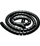 Goobay Wiretube Spiral 2.5m Γκρι Σπιραλ Σωλήνας Διαχείρισης Καλωδίων Goobay Wiretube Spiral 2.5m Γκρι Σπιραλ Σωλήνας Διαχείρισης Καλωδίων