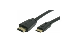 MediaRange HDMI 1.4 Cable HDMI male - mini HDMI male 1.5m Μαύρο MediaRange HDMI 1.4 Cable HDMI male - mini HDMI male 1.5m Μαύρο