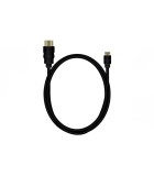 MediaRange HDMI 1.4 Cable HDMI male - mini HDMI male 1.5m Μαύρο MediaRange HDMI 1.4 Cable HDMI male - mini HDMI male 1.5m Μαύρο