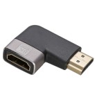 PT Adapter HDMI 2,1V Male to Female 90o Right Angled 8k 60 Hz Metal PT Adapter HDMI 2,1V Male to Female 90o Right Angled 8k 60 Hz Metal