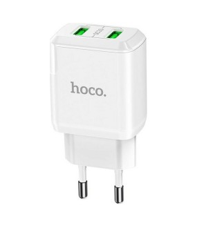 Hoco Φορτιστής Χωρίς Καλώδιο με 2 Θύρες USB-A 18W Quick Charge 3.0 Λευκός (N6 Charmer) Hoco Φορτιστής Χωρίς Καλώδιο με 2 Θύρες USB-A 18W Quick Charge 3.0 Λευκός (N6 Charmer)