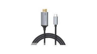 Hoco Braided Cable HDMI male - USB-C male 1.8m Μαύρο (UA13) Hoco Braided Cable HDMI male - USB-C male 1.8m Μαύρο (UA13)