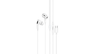 Hoco M1 Pro Type C In-ear Handsfree με Βύσμα USB-C Λευκό Hoco M1 Pro Type C In-ear Handsfree με Βύσμα USB-C Λευκό