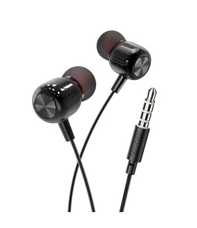 Hoco M87 In-ear Handsfree με Βύσμα 3.5mm Μαύρο