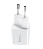 Hoco Φορτιστής Χωρίς Καλώδιο με Θύρα USB-C 20W Power Delivery Λευκός (N10 STARTER)