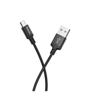 Hoco X14 USB-A to Micro USB Cable 20W Μαύρο 1m