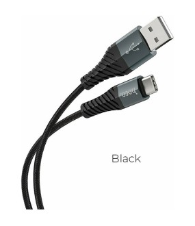 Hoco X38 USB-A to USB-C 20W Μαύρο 1m Hoco X38 USB-A to USB-C 20W Μαύρο 1m