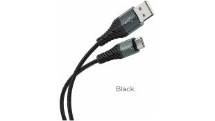 Hoco X38 USB-A to USB-C 20W Μαύρο 1m