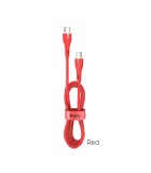Hoco X45 Surplus Braided / LED USB 2.0 Cable USB-C male - USB-C male Κόκκινο 1m (725608) Hoco X45 Surplus Braided / LED USB 2.0 Cable USB-C male - USB-C male Κόκκινο 1m (725608)