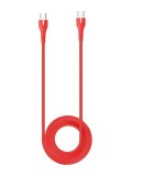Hoco X45 Surplus Braided / LED USB 2.0 Cable USB-C male - USB-C male Κόκκινο 1m (725608) Hoco X45 Surplus Braided / LED USB 2.0 Cable USB-C male - USB-C male Κόκκινο 1m (725608)