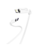 Hoco X62 USB-C to Lightning Cable 20W Λευκό 1m