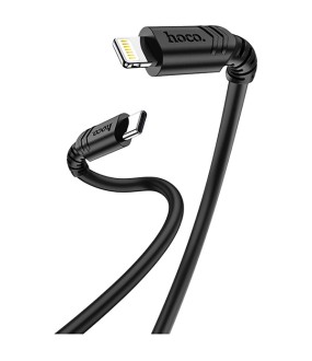 Hoco X62 USB-C to Lightning Cable 20W Μαύρο 1m Hoco X62 USB-C to Lightning Cable 20W Μαύρο 1m