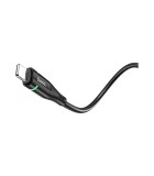 Hoco Braided / LED USB to Lightning Cable Μαύρο 1.2m (U93) Hoco Braided / LED USB to Lightning Cable Μαύρο 1.2m (U93)