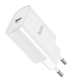 Hoco Φορτιστής Χωρίς Καλώδιο με Θύρα USB-C Power Delivery Λευκός (N14)