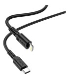 Hoco X62 USB-C to Lightning Cable 20W Μαύρο 1m Hoco X62 USB-C to Lightning Cable 20W Μαύρο 1m