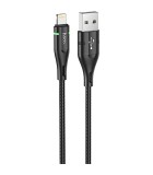 Hoco Braided / LED USB to Lightning Cable Μαύρο 1.2m (U93) Hoco Braided / LED USB to Lightning Cable Μαύρο 1.2m (U93)