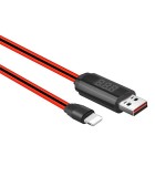 Hoco LED USB to Lightning Cable Κόκκινο 1m (U29) Hoco LED USB to Lightning Cable Κόκκινο 1m (U29)