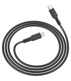 Hoco X62 USB-C to Lightning Cable 20W Μαύρο 1m Hoco X62 USB-C to Lightning Cable 20W Μαύρο 1m