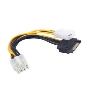 Cablexpert Cable Sata + Molex To 8 Pin To Pci Expr 20cm Καλώδιο Τροφοδοτικού CC-PSU-82 Cablexpert Cable Sata + Molex To 8 Pin To Pci Expr 20cm Καλώδιο Τροφοδοτικού CC-PSU-82